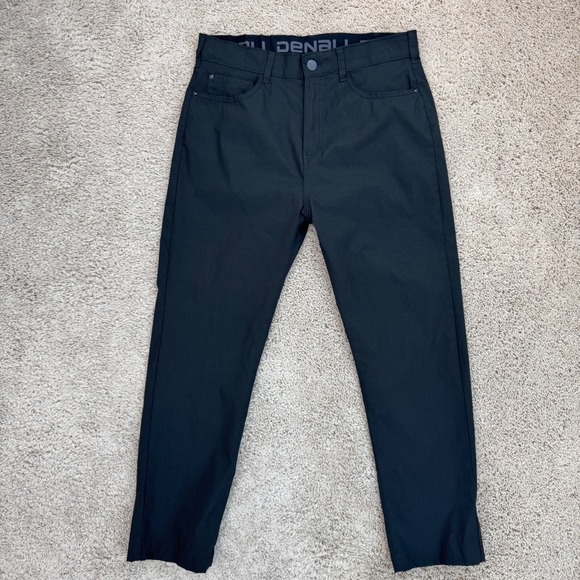 Denali Pants Men 32x32 (32x27 Actual) Black Stretch Technical Performance Casual - Picture 1 of 10